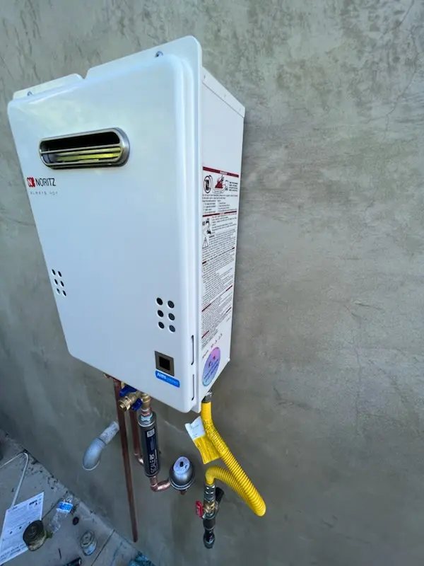Tankless water heater installation for Possumtown homes